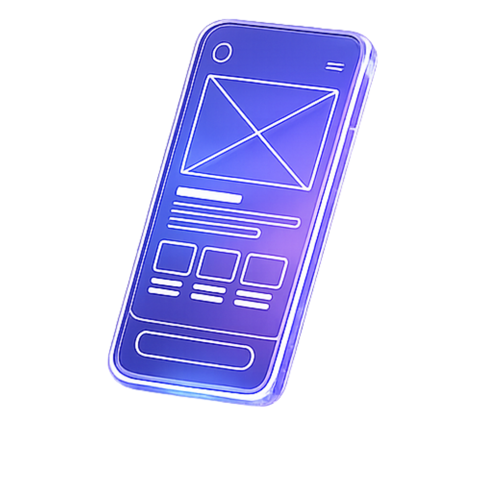 Mobile app interface